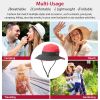 Women Summer Sun Bucket Hats Foldable UV Protection Cotton Cap Wide Brim Floppy Cap Packable Ponytail Mesh Travel Hat