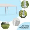 10 x 20 Feet 6 Sidewalls Canopy Tent with Carry Bag