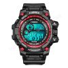 Cool Luminous Men Sport Watch High-end Silicone Strap Military Wrist Watch Led Calendar Waterproof Digital Watch reloj de hombre