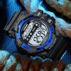 Cool Luminous Men Sport Watch High-end Silicone Strap Military Wrist Watch Led Calendar Waterproof Digital Watch reloj de hombre