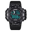 Cool Luminous Men Sport Watch High-end Silicone Strap Military Wrist Watch Led Calendar Waterproof Digital Watch reloj de hombre