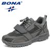 BONA 2022 New Designers Hiking Shoes Autumn Mountaineering Non-slip Footwear Men Trekking Sneakers Mansculino Walking Shoes