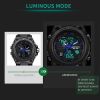 SANDA Sports Men Watches Luxury Military Quartz Electronic Watches Waterproof Digital Wristwatch